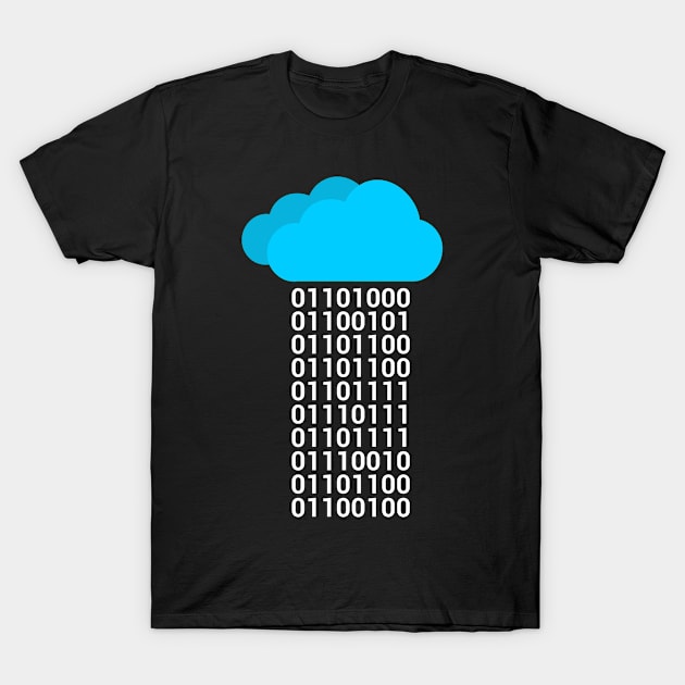 Computer Science Binary Gift Shirt T-Shirt by EQDesigns